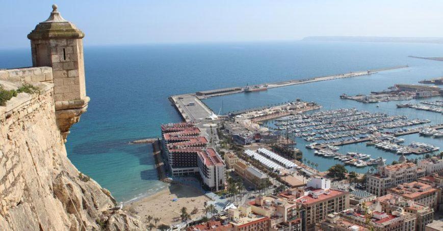 Flamenco, Apartamento Exclusivo De Dos Habitaciones En El Pleno Del Casco Antiguo, Alicante, Playa, Centro Historico, Rambla Exteriér fotografie